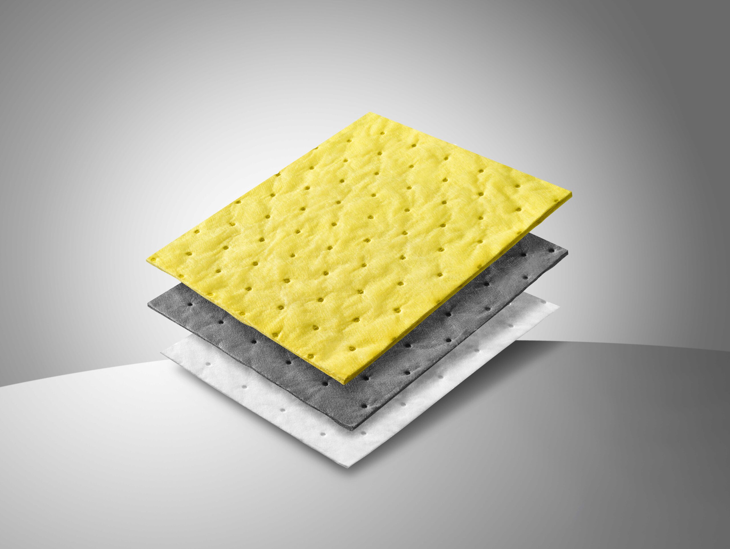 Close up texture of Absorbents composite nonwoven