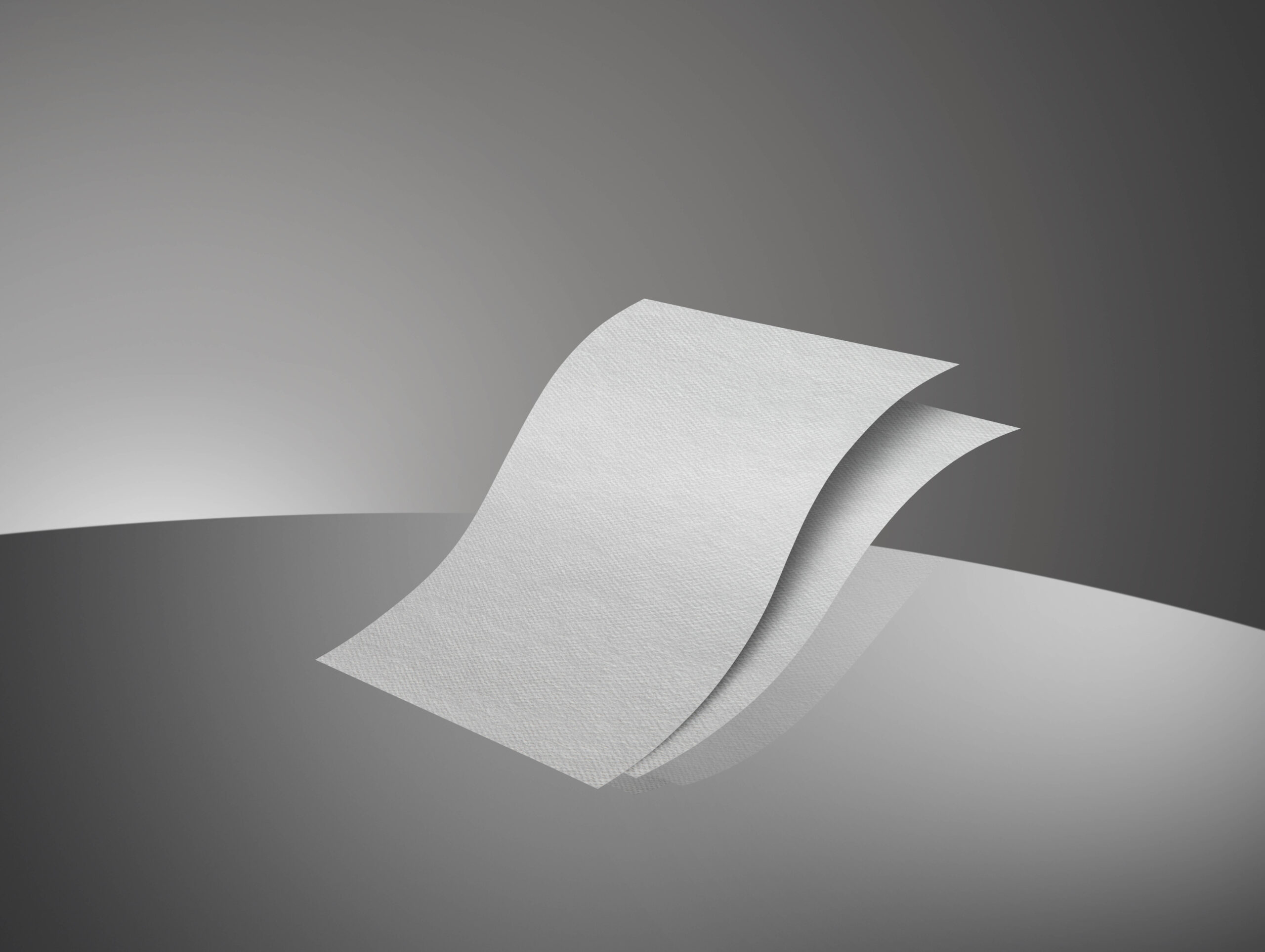 Close up texture of Biodegradable (PLA) Spunbond nonwoven